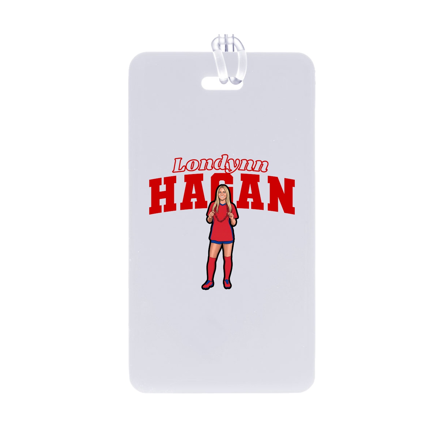 Bag Tag — Name Arch in Classic