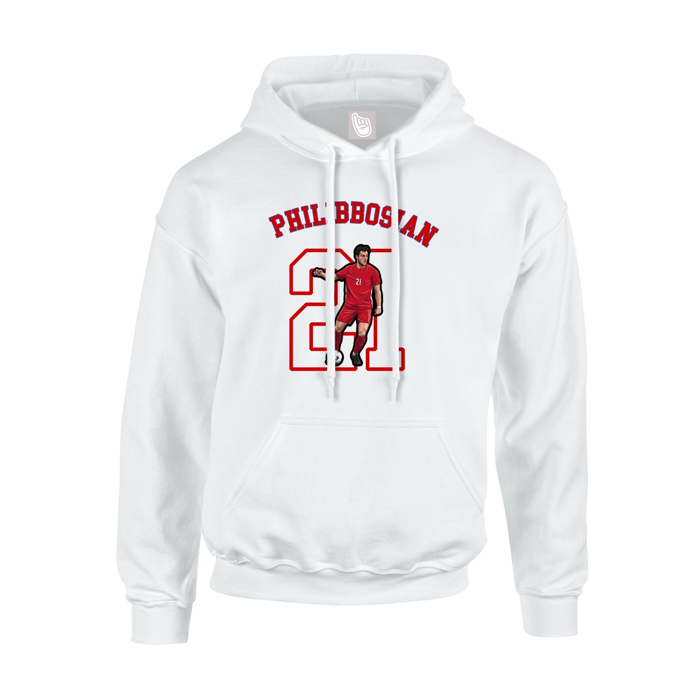 Hoodie — Shirsey Arch in White