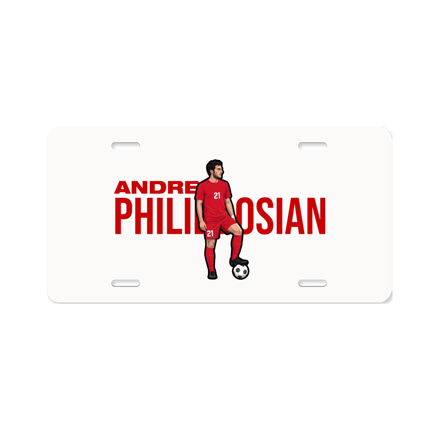 License Plate — Player Name in Classic
