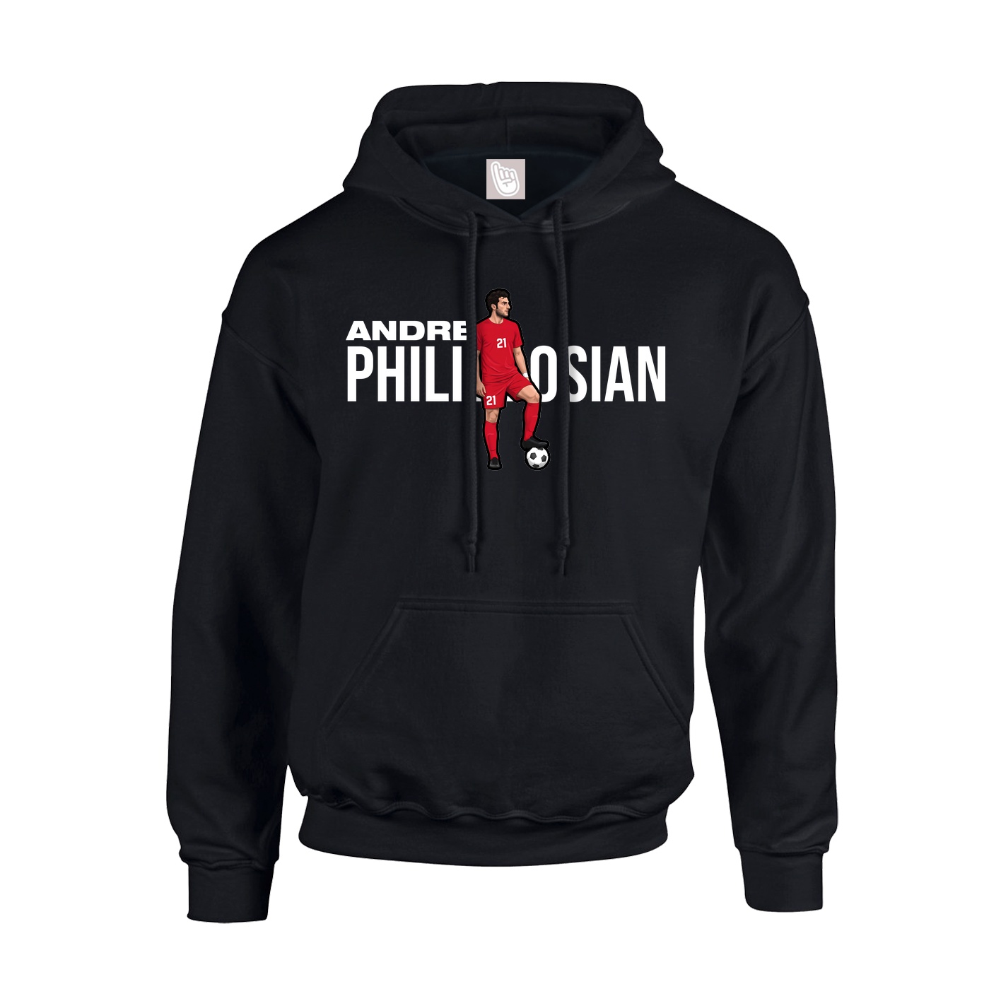 Hoodie — Player Name in Black