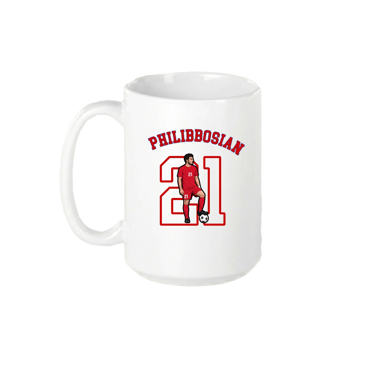 15oz Coffee Mug — Shirsey Arch in White