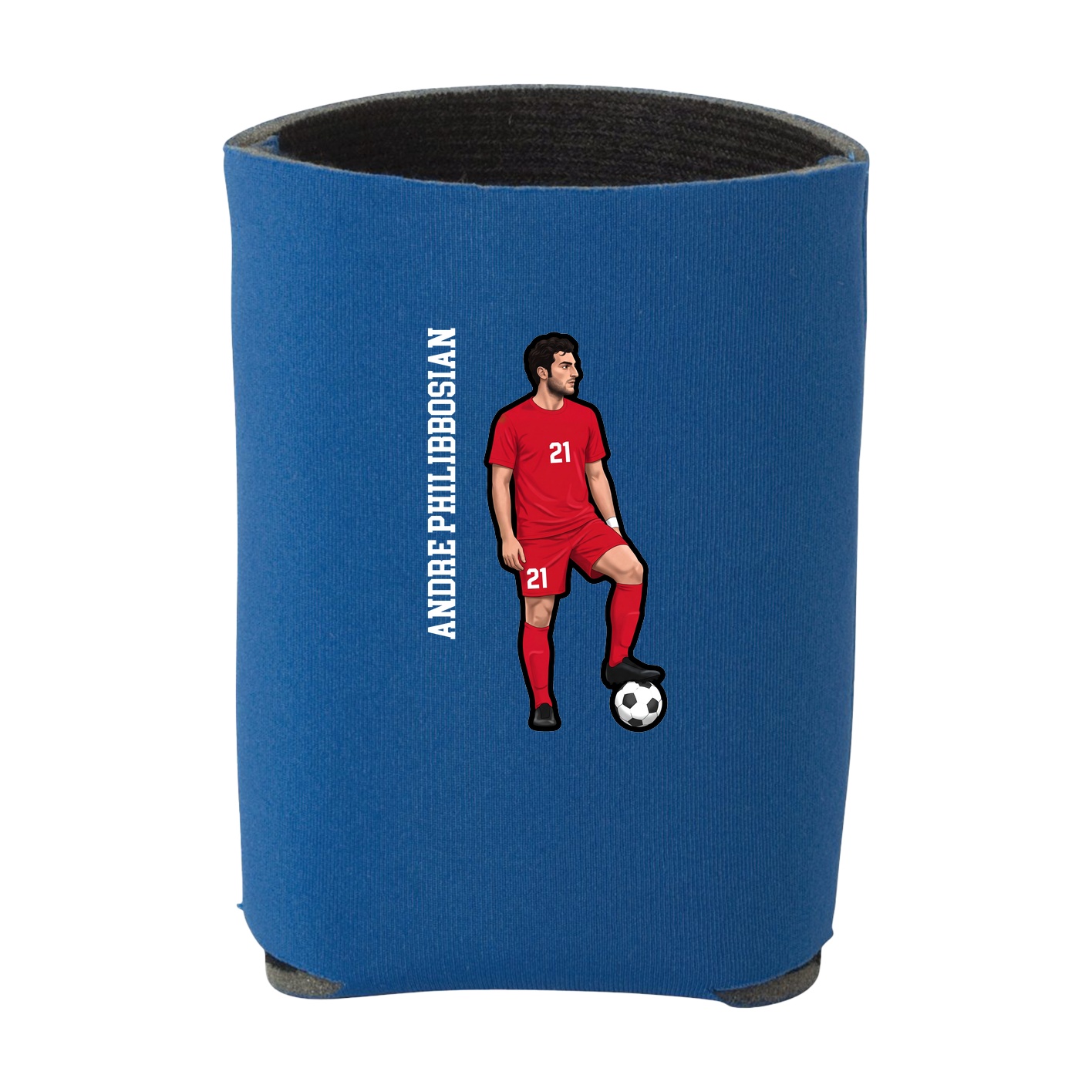 Can Holder — Name Vertical in Royal