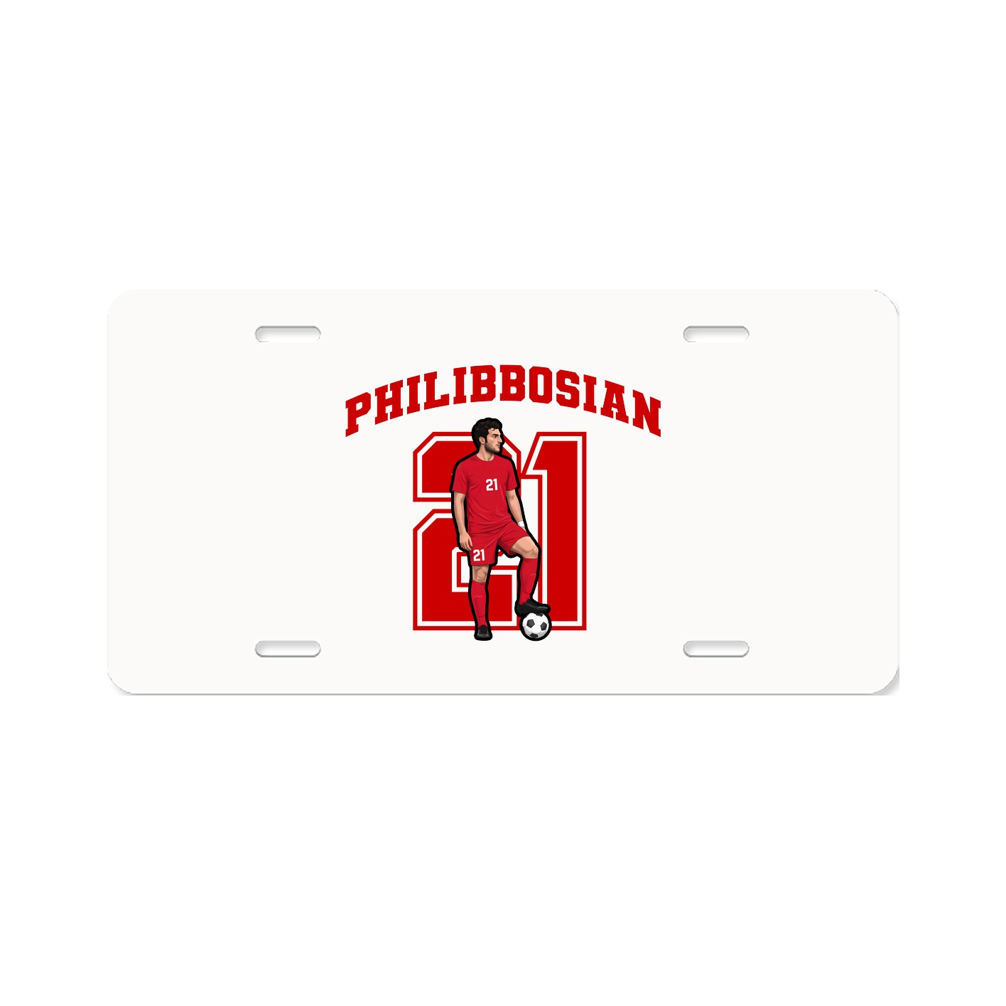 License Plate — Number in Classic