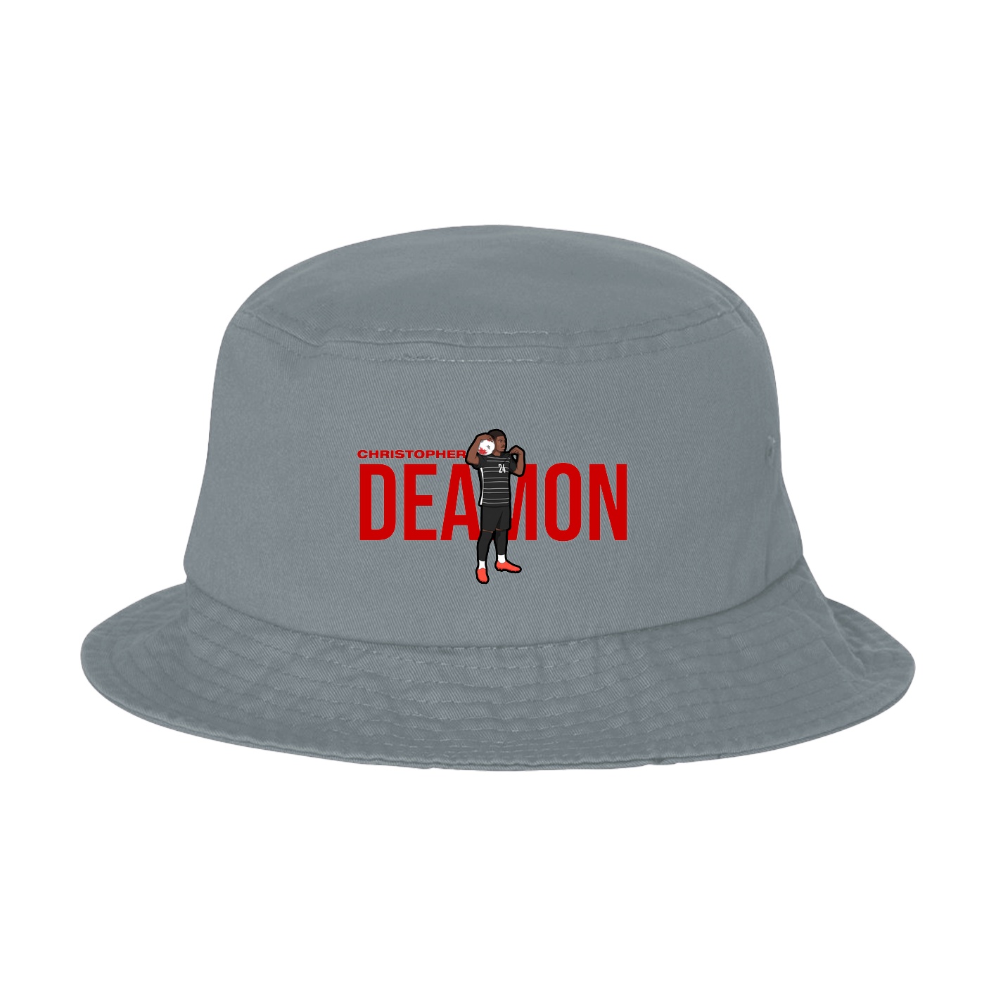 Bucket Cap — Player Name in Grey