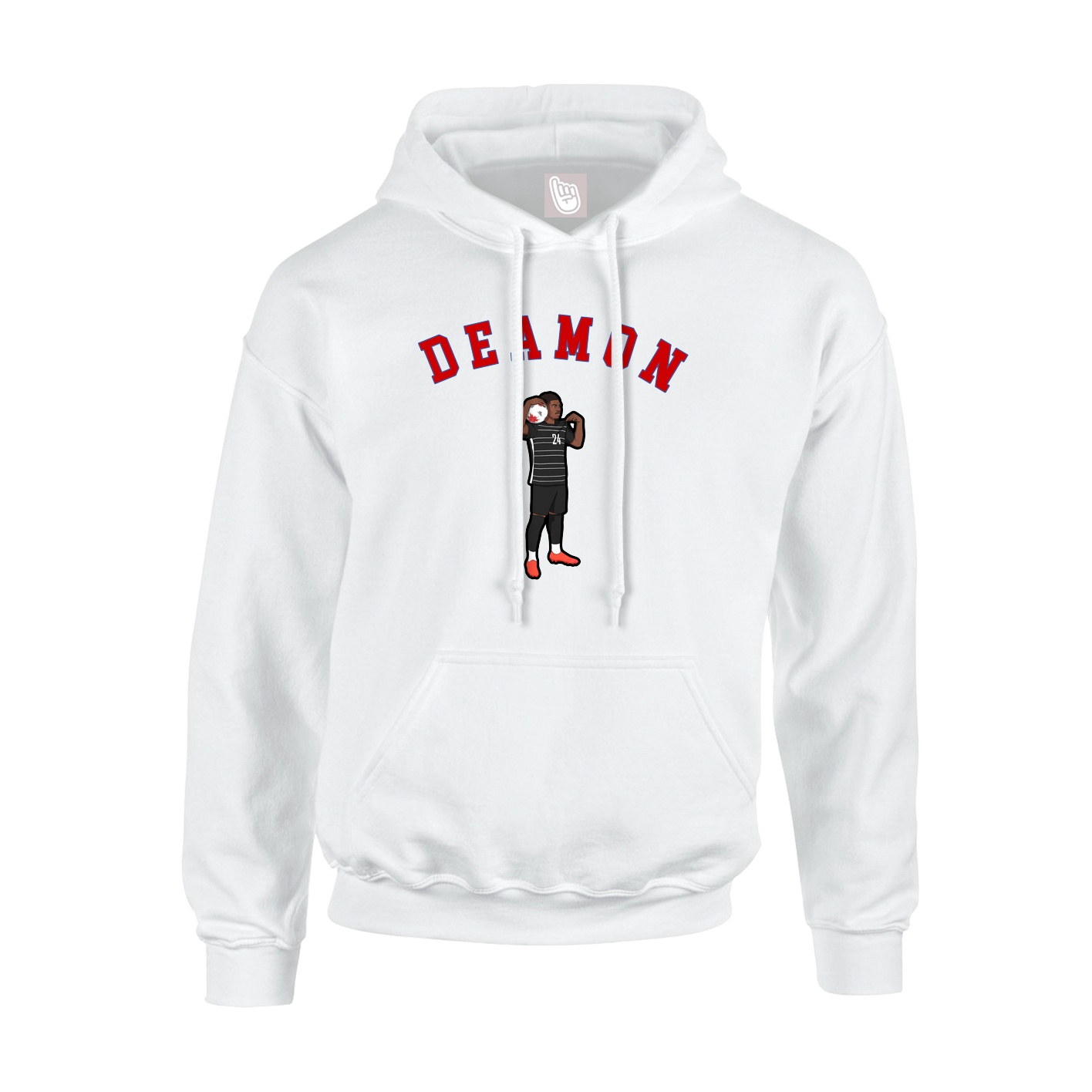 Youth Hoodie — Shirsey Arch in White