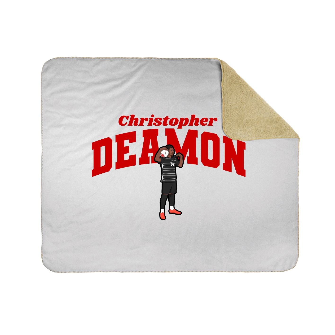 Throw Blanket — Signature Arch in White