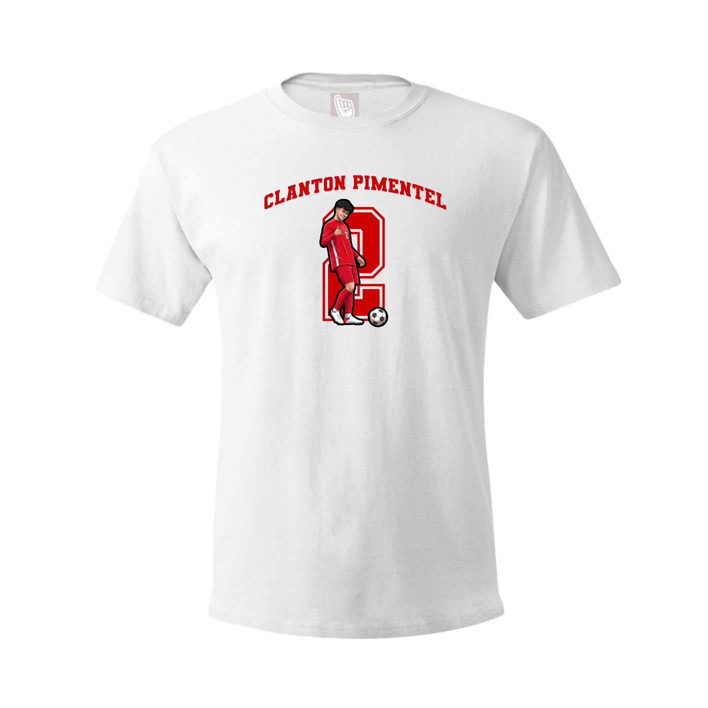 Tee — Number in White