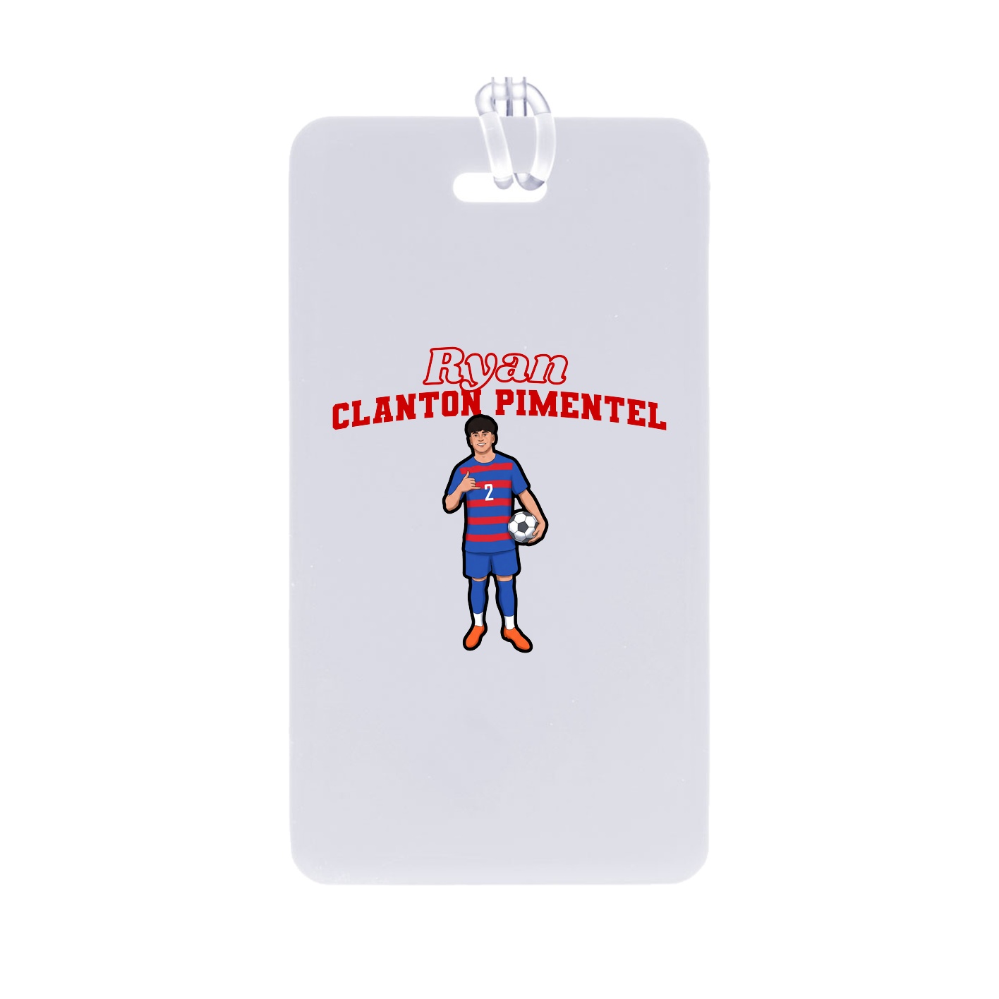 Bag Tag — Name Arch in Classic