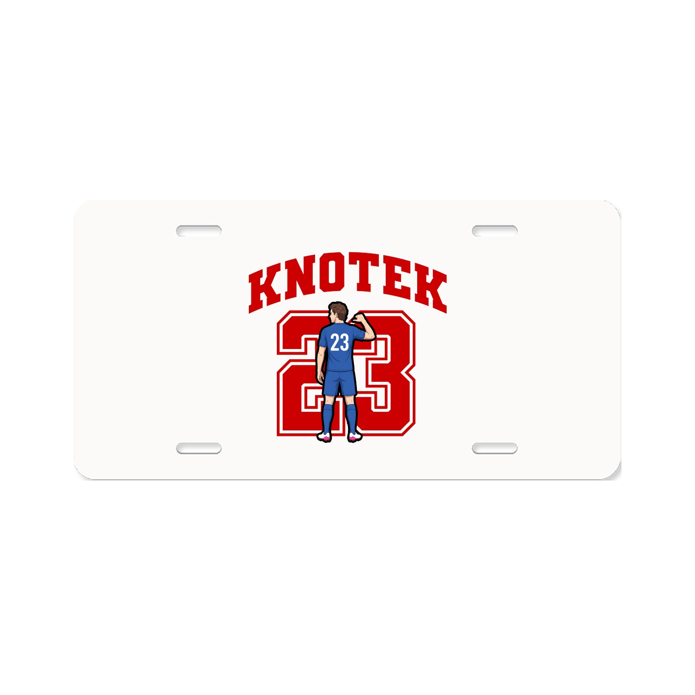 License Plate — Number in Classic