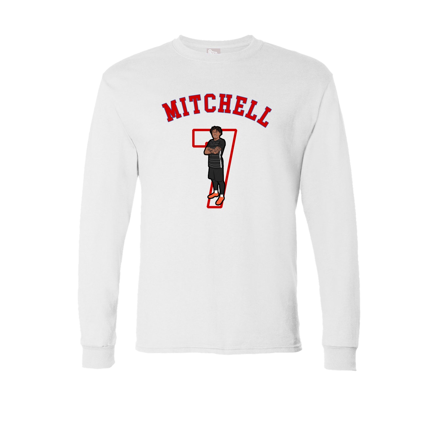 Long Sleeve Tee — Shirsey Arch in White