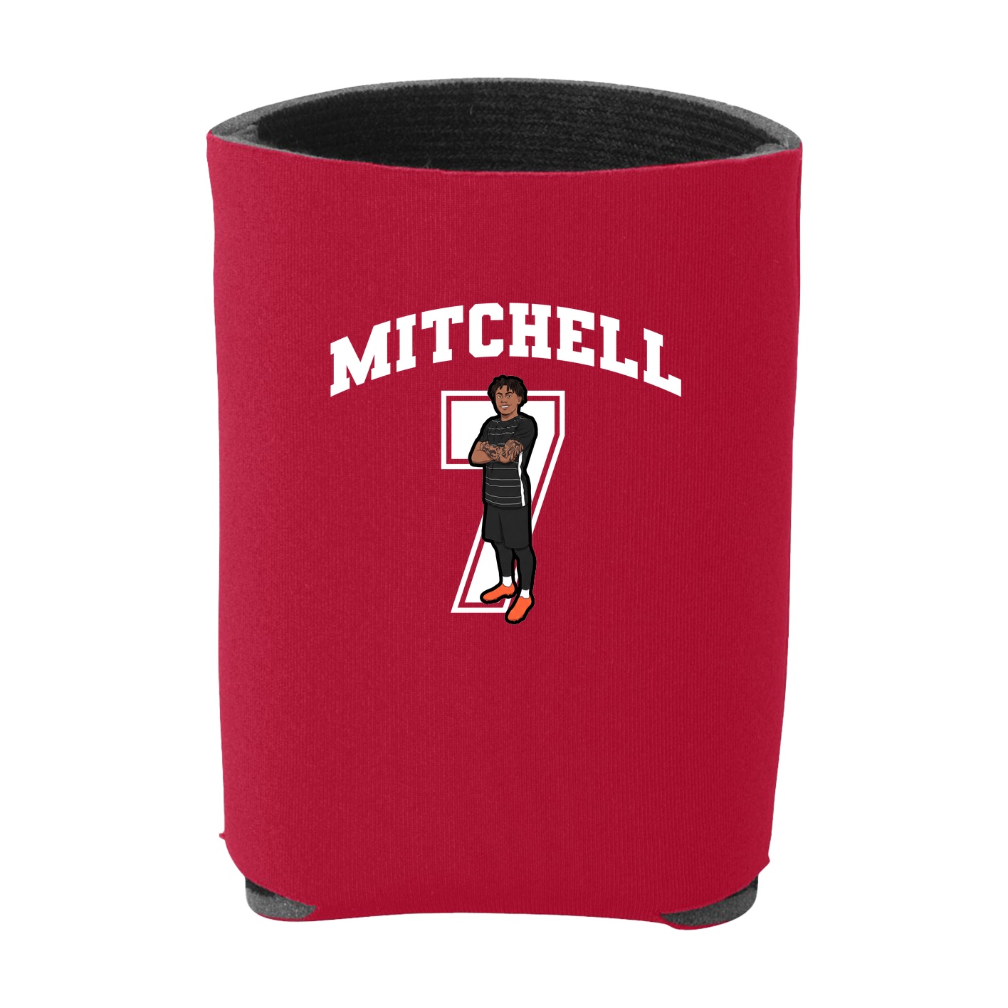 Can Holder — Number in Red
