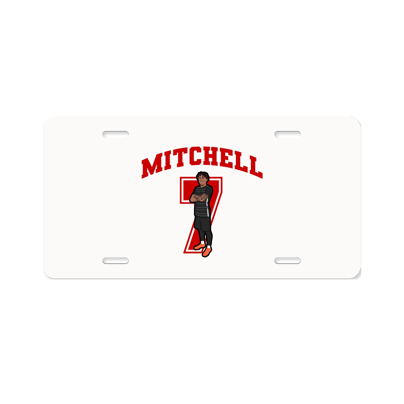 License Plate — Number in Classic