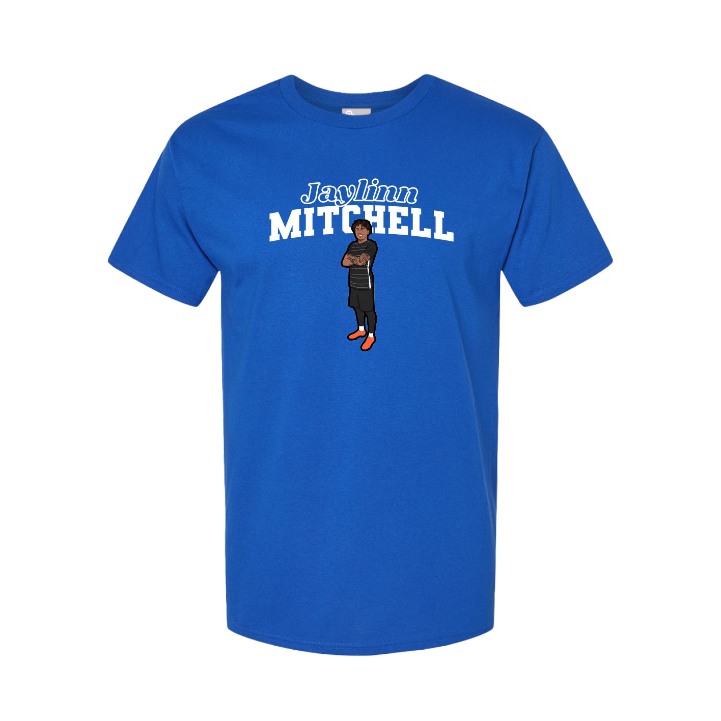 Tee — Name Arch in Royal