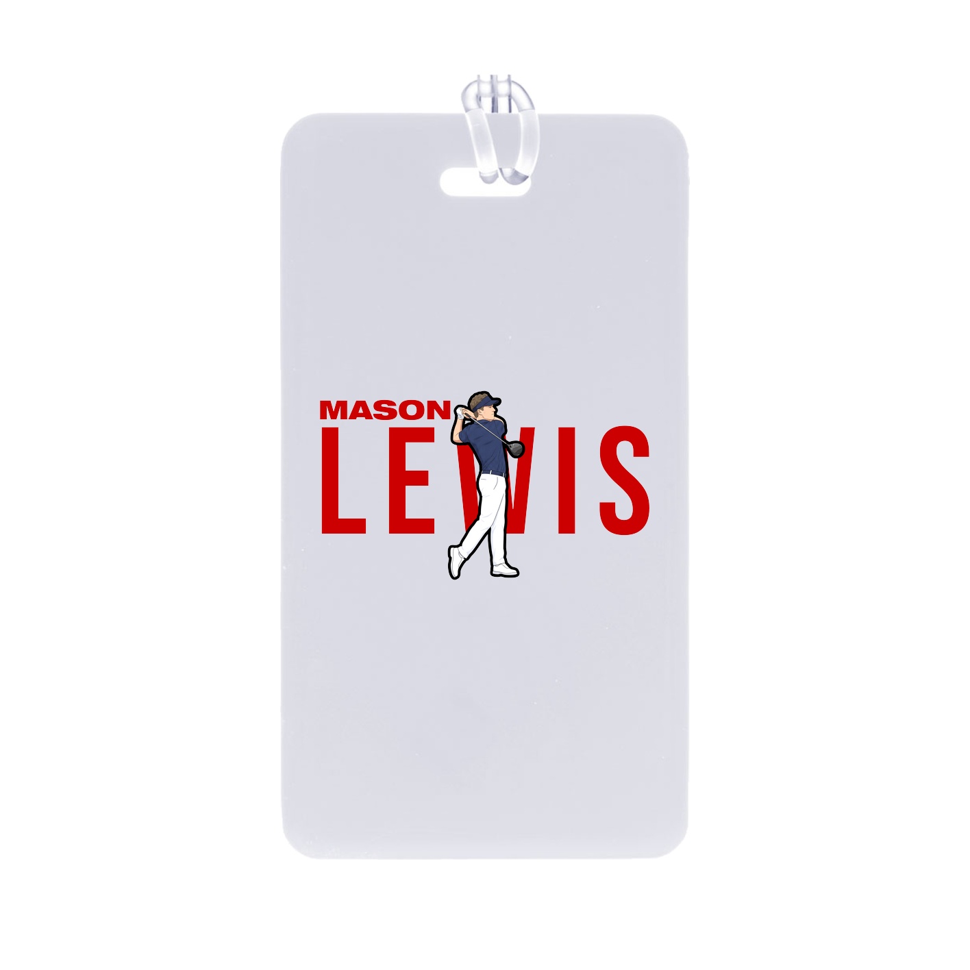 Bag Tag — Player Name in Classic
