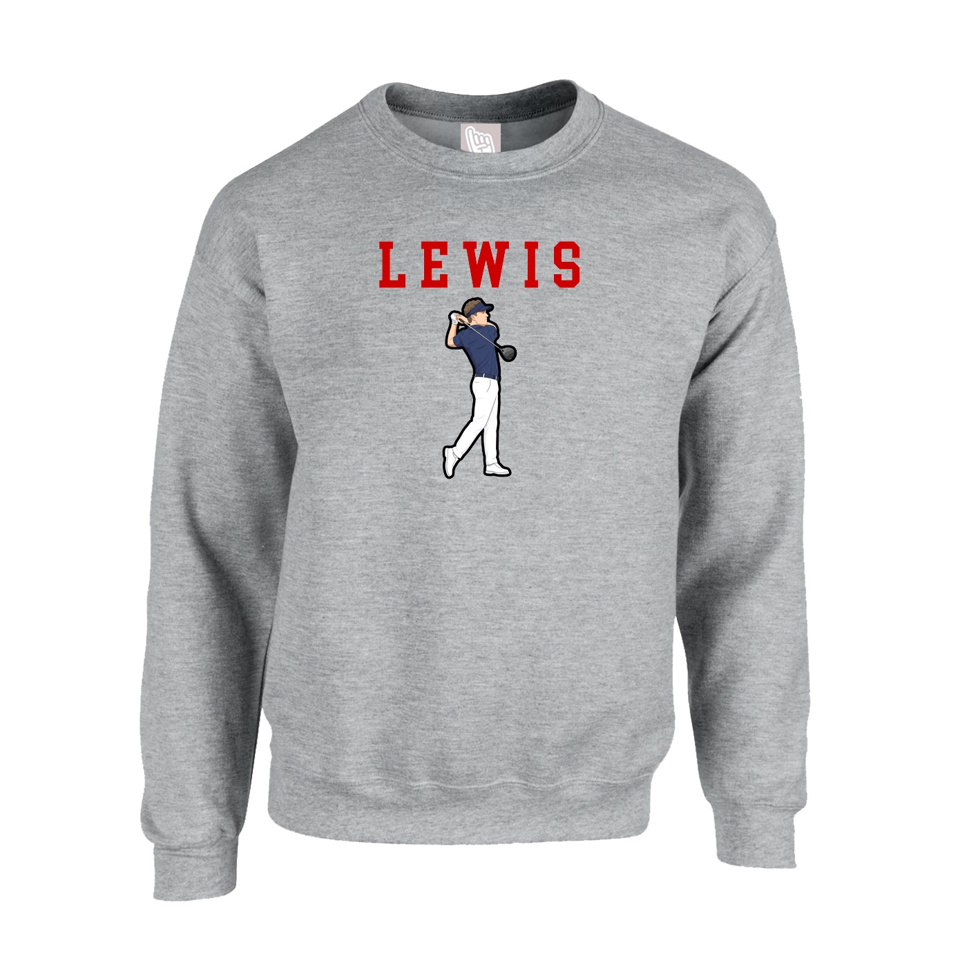 Fleece Crew — Shirsey in Grey
