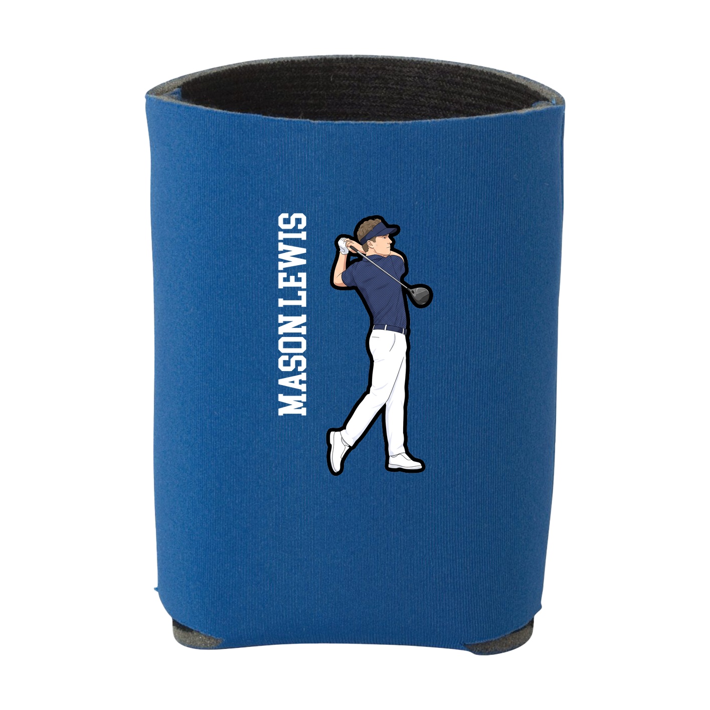 Can Holder — Name Vertical in Royal