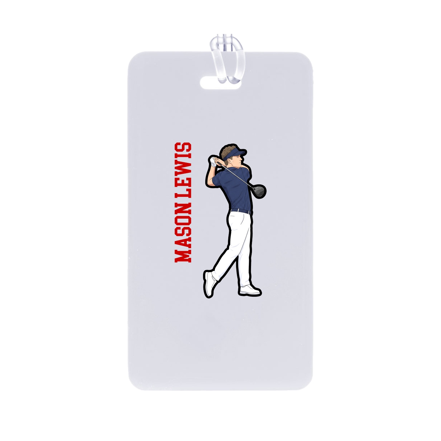 Bag Tag — Name Vertical in Classic