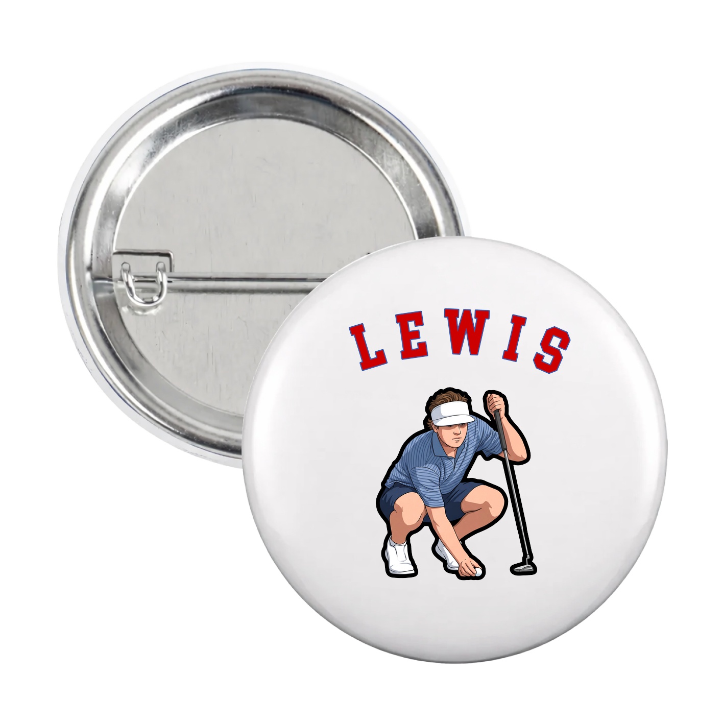 Game Day Button — Shirsey Arch in White