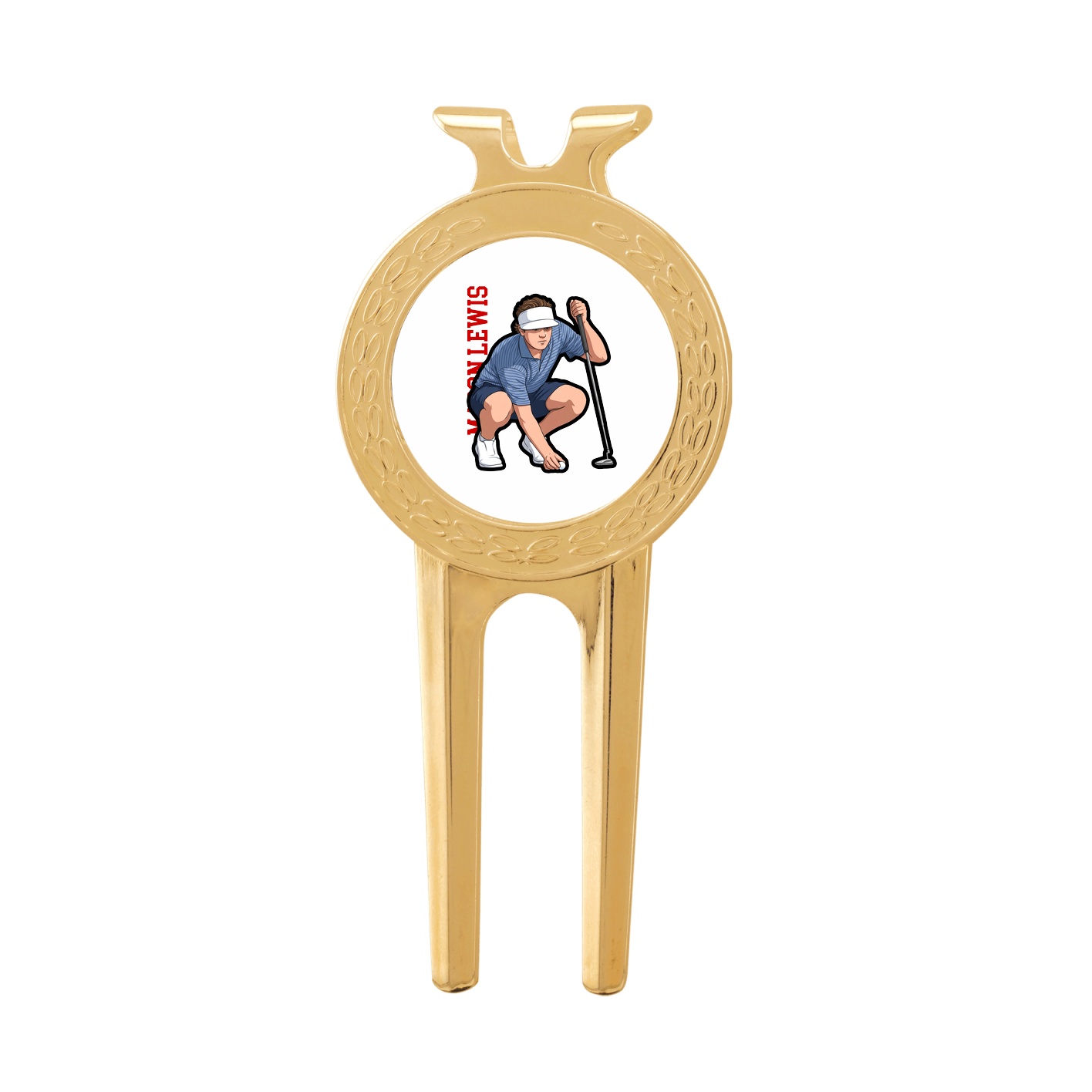 Divot Tool with Ball Marker — Name Vertical in Classic