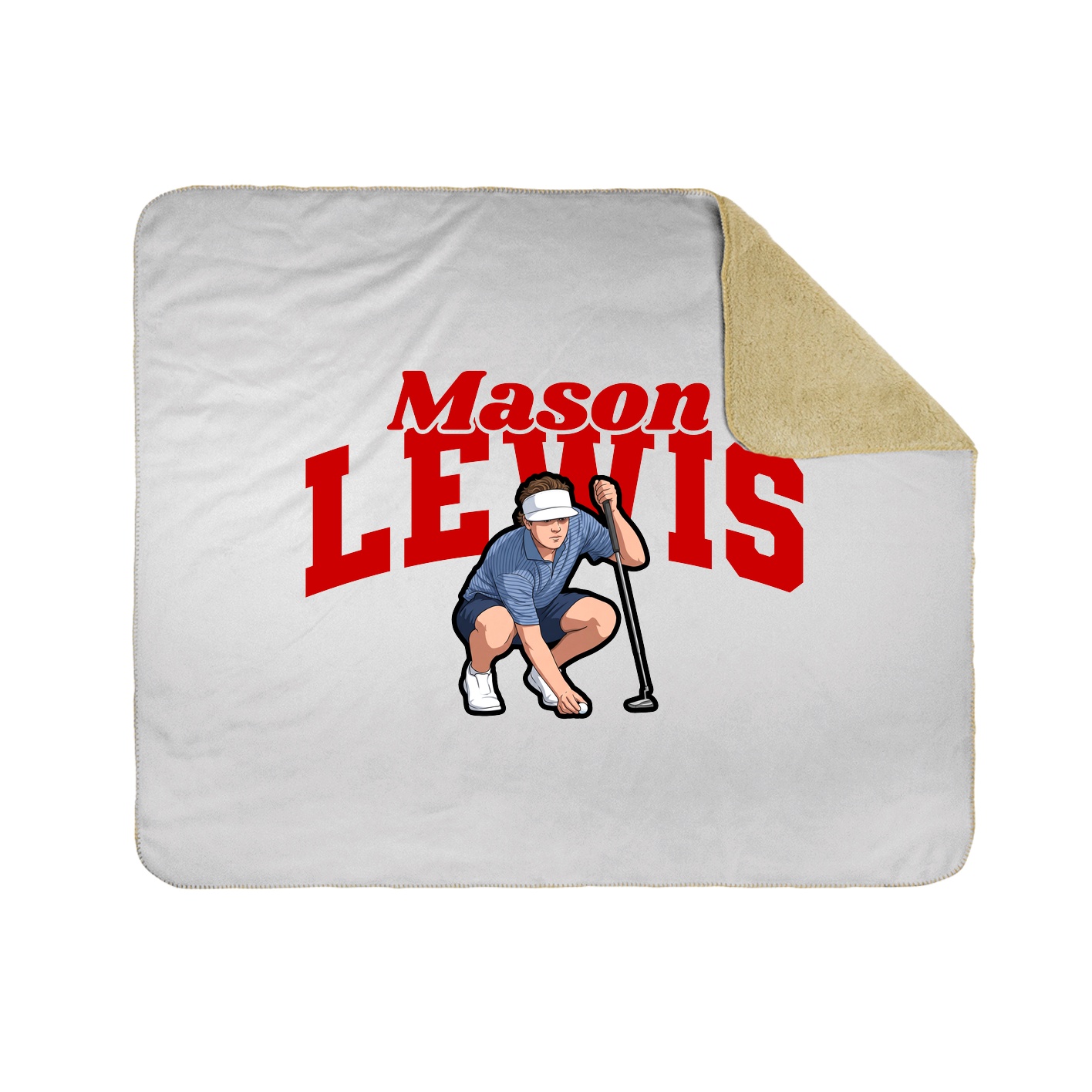 Throw Blanket — Signature Arch in White