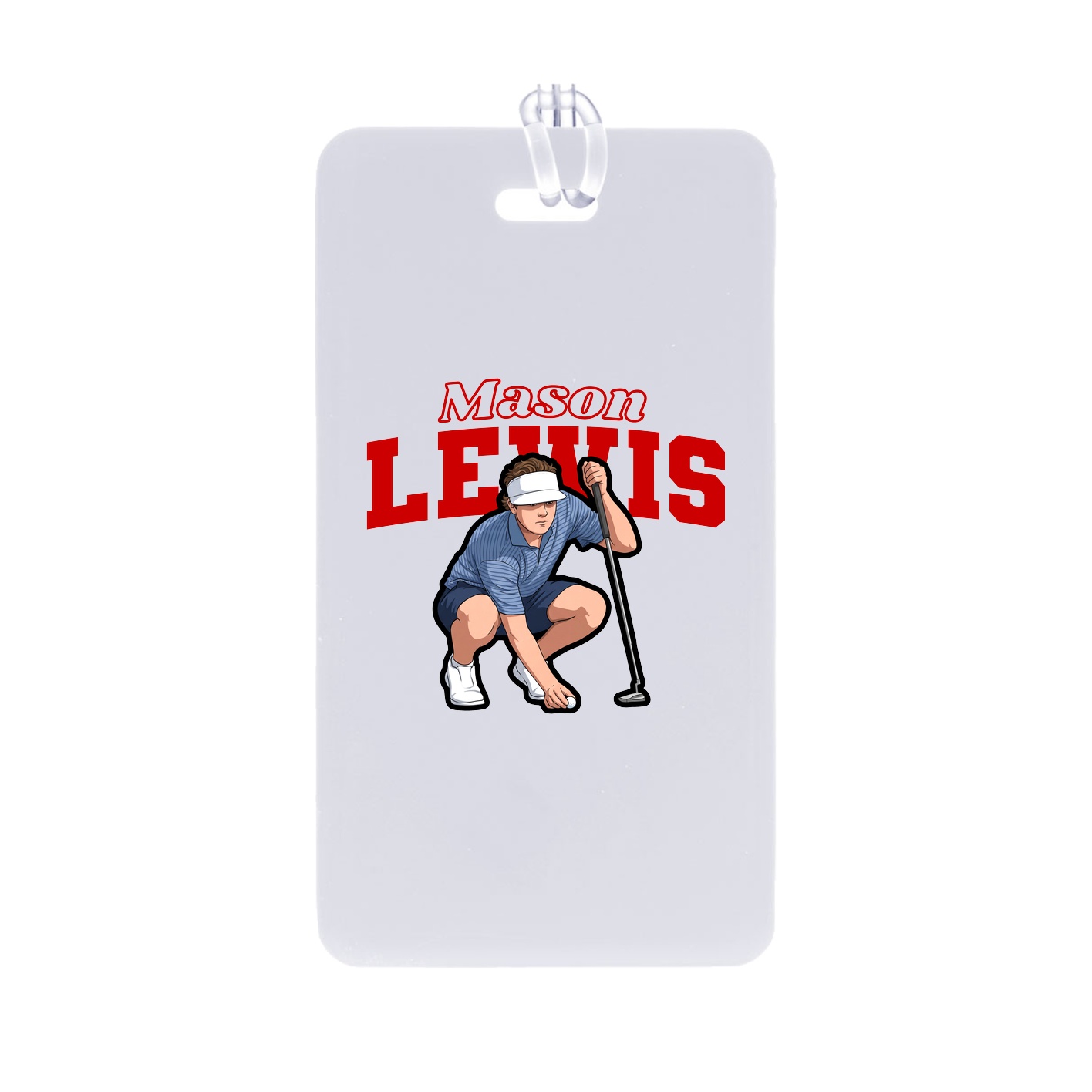 Bag Tag — Name Arch in Classic