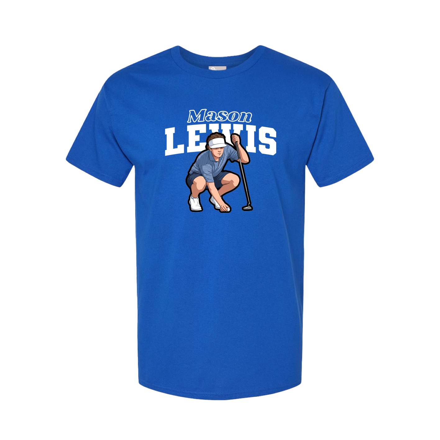 Tee — Name Arch in Royal