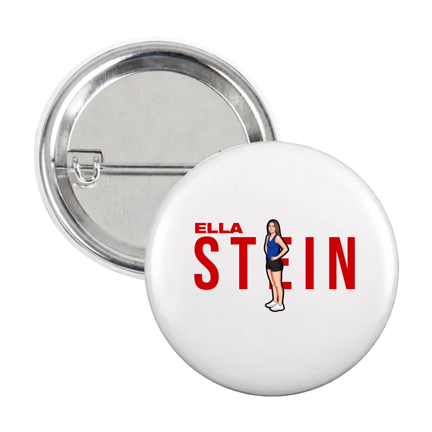 Game Day Button — Player Name in White