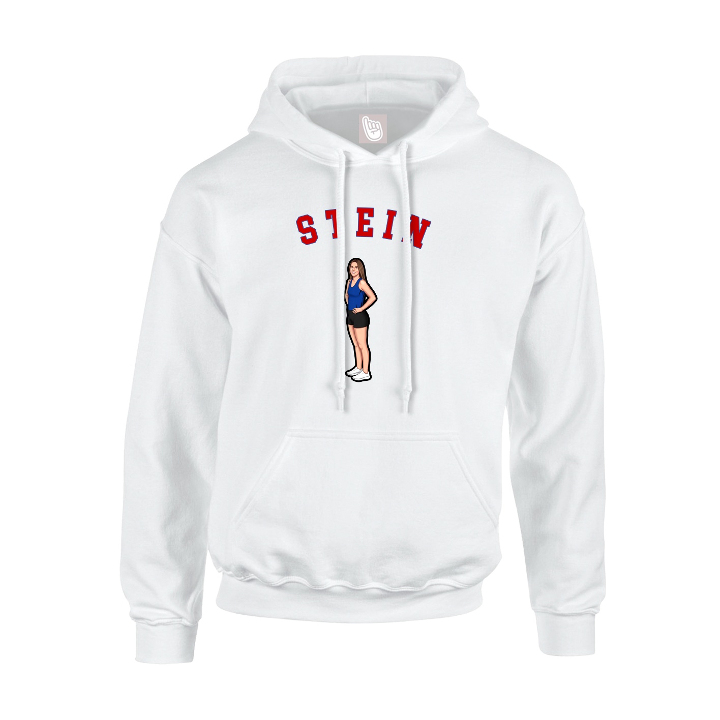 Hoodie — Shirsey Arch in White