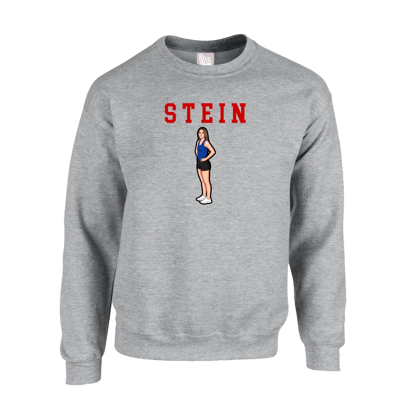 Fleece Crew — Shirsey in Grey