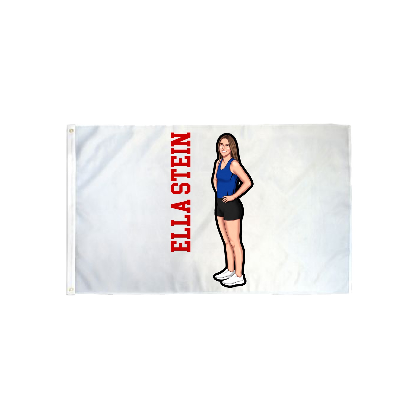 3x5 Flag — Name Vertical in Classic