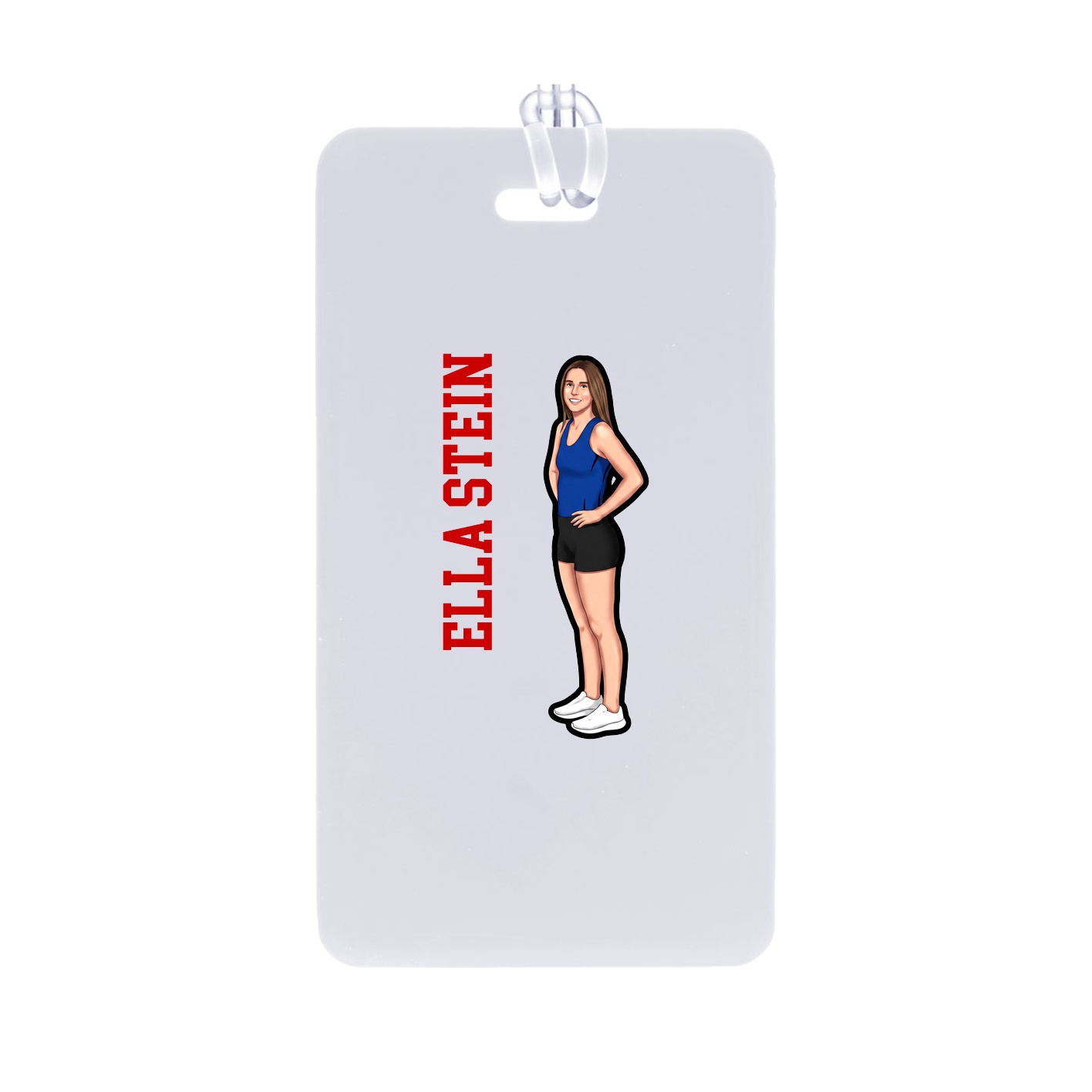 Bag Tag — Name Vertical in Classic