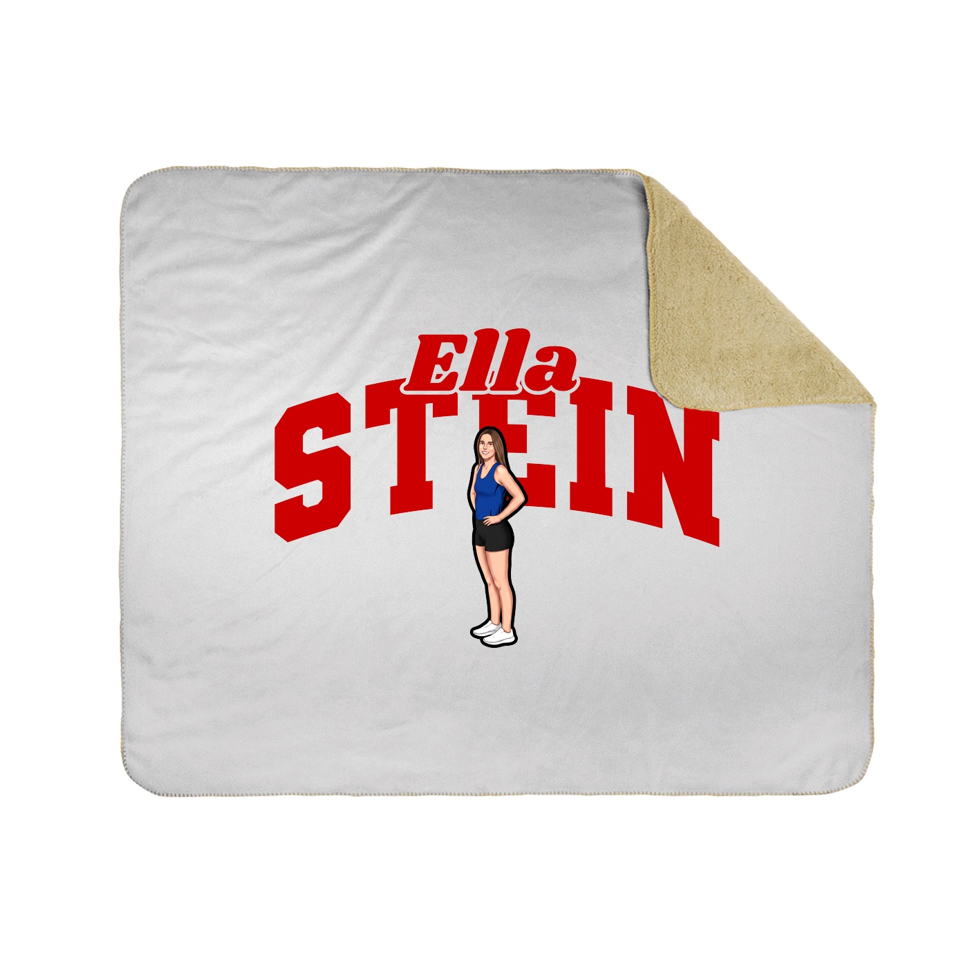 Throw Blanket — Signature Arch in White
