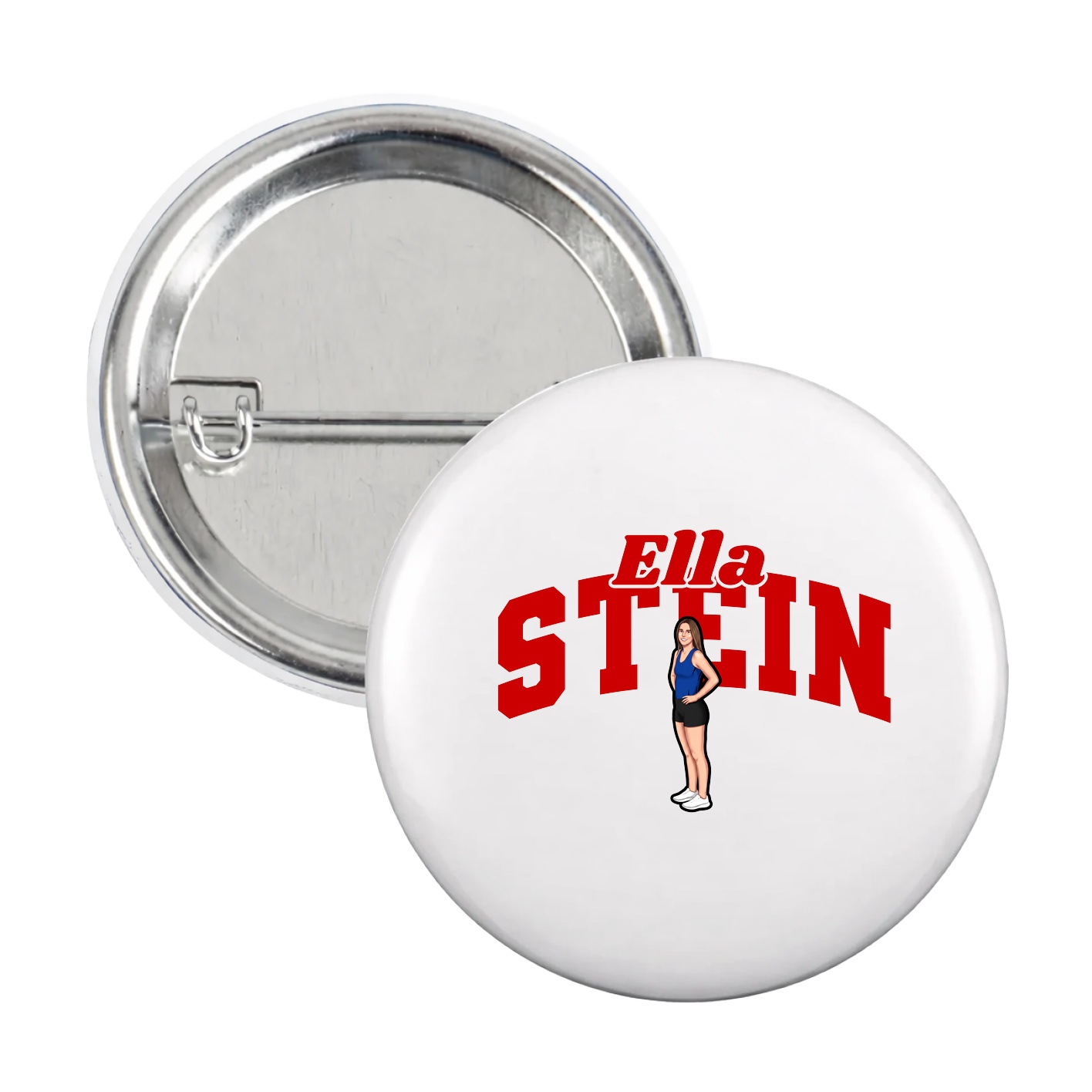 Game Day Button — Signature Arch in White