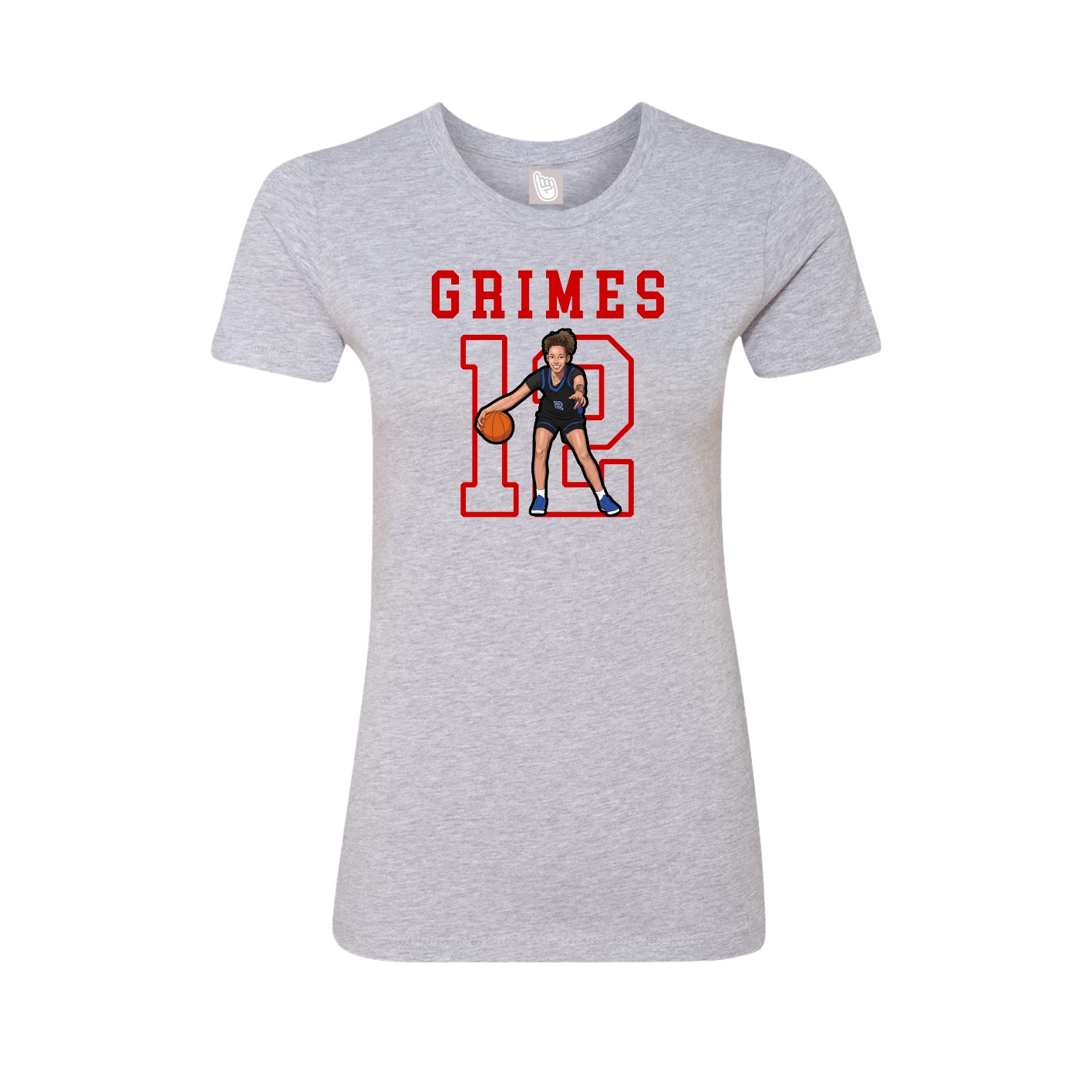 Fitted Women's Tee — Shirsey in Grey