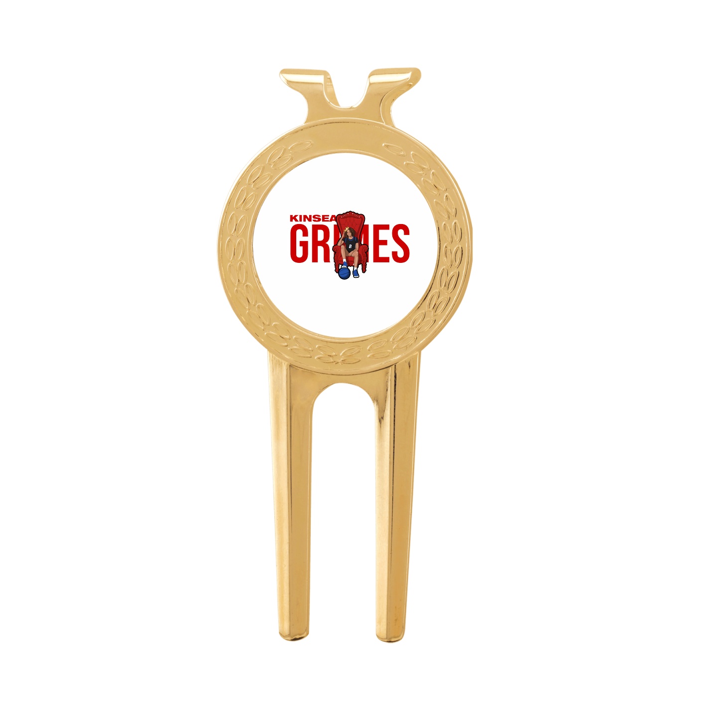Divot Tool with Ball Marker — Player Name in Classic