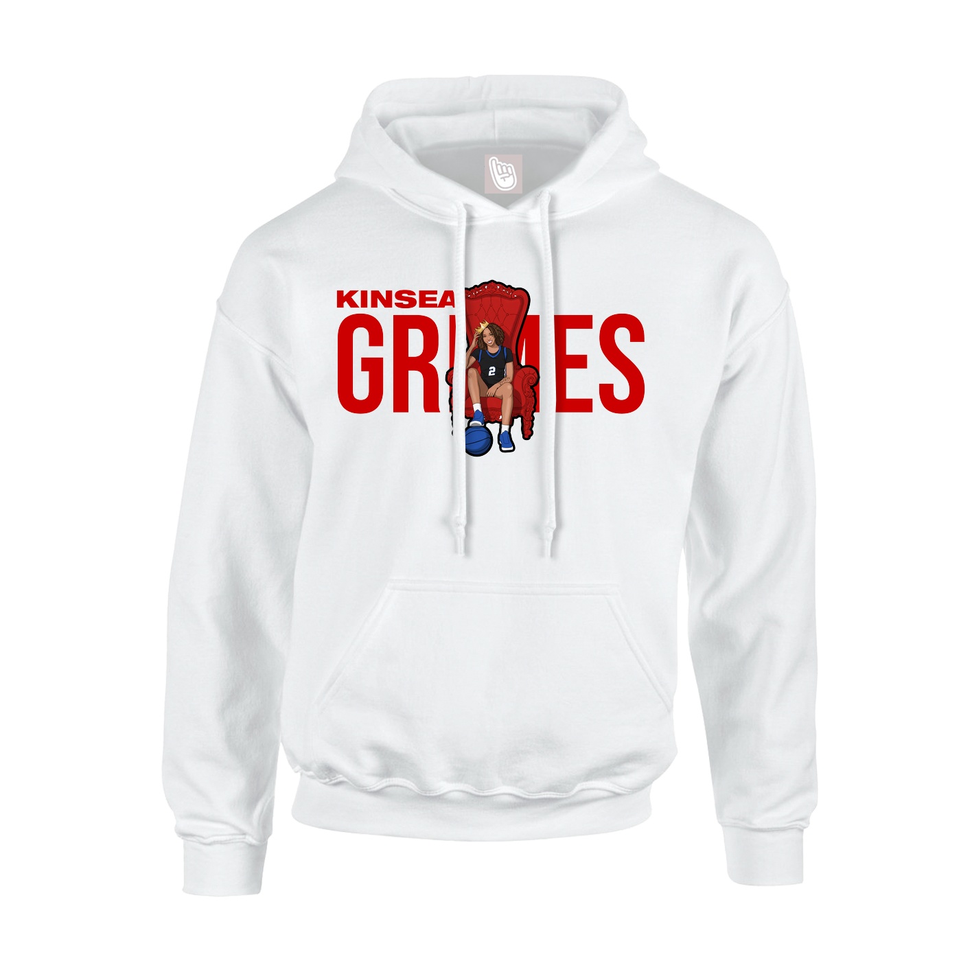 Hoodie — Player Name in White