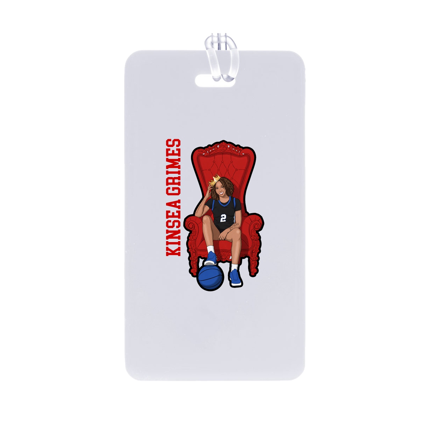Bag Tag — Name Vertical in Classic