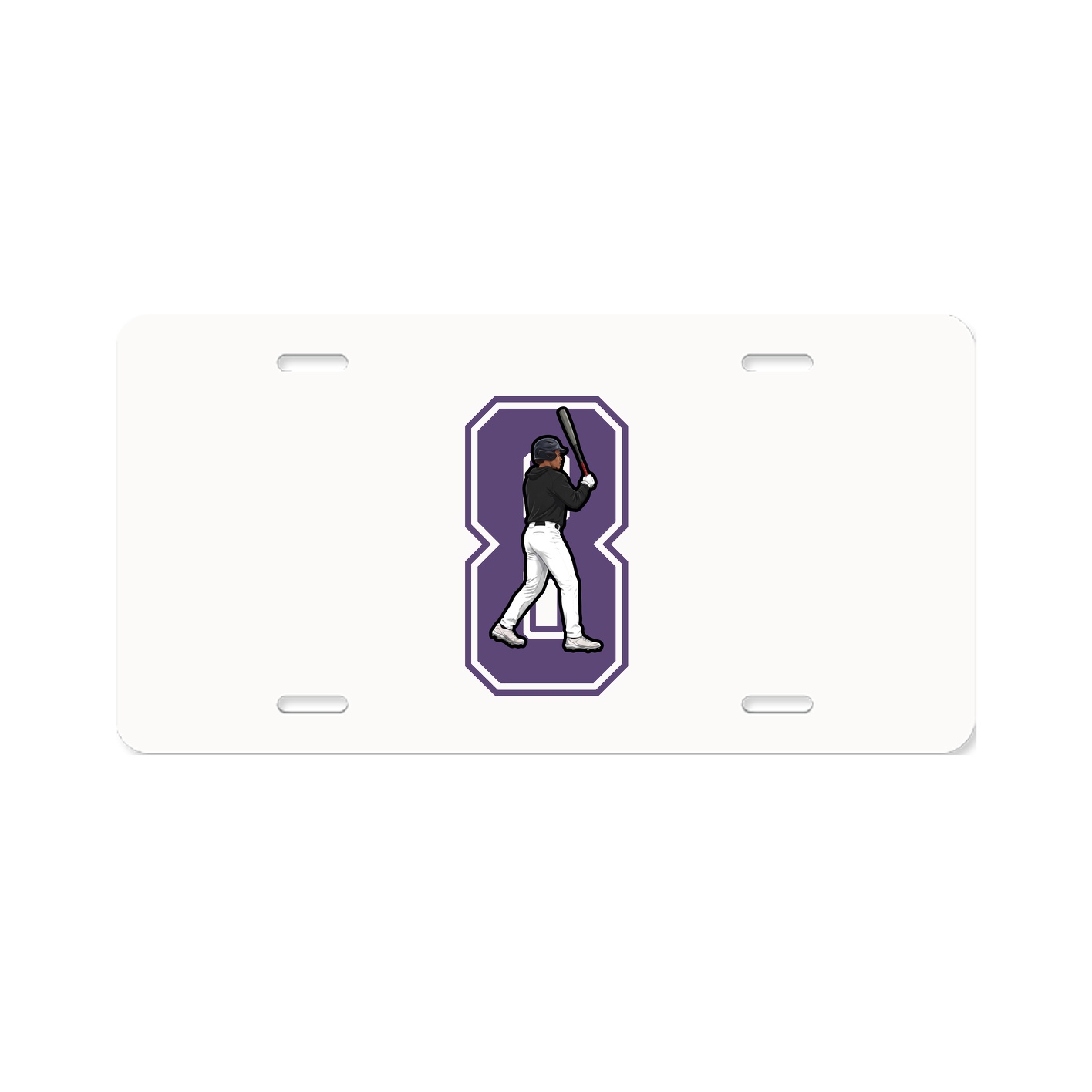 License Plate — Number in Classic