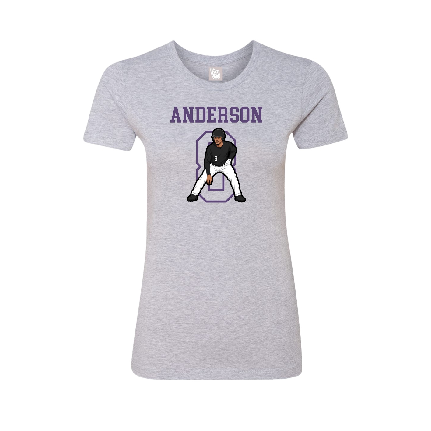 Fitted Women's Tee — Shirsey in Grey