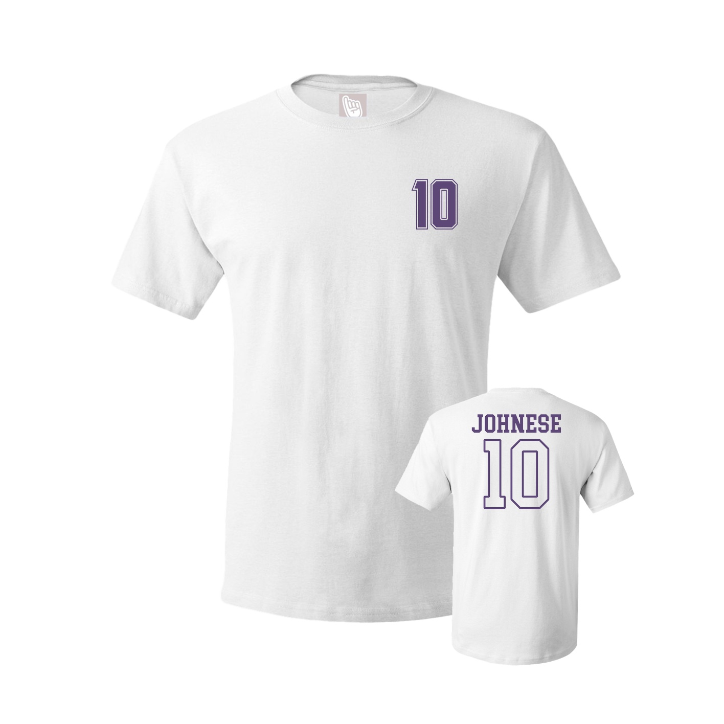Tee — Chest Back in White