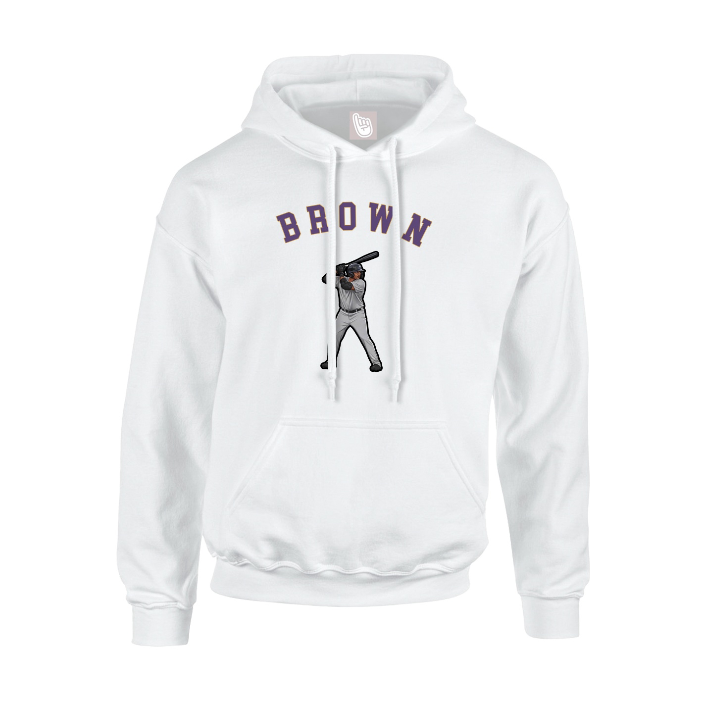 Youth Hoodie — Shirsey Arch in White