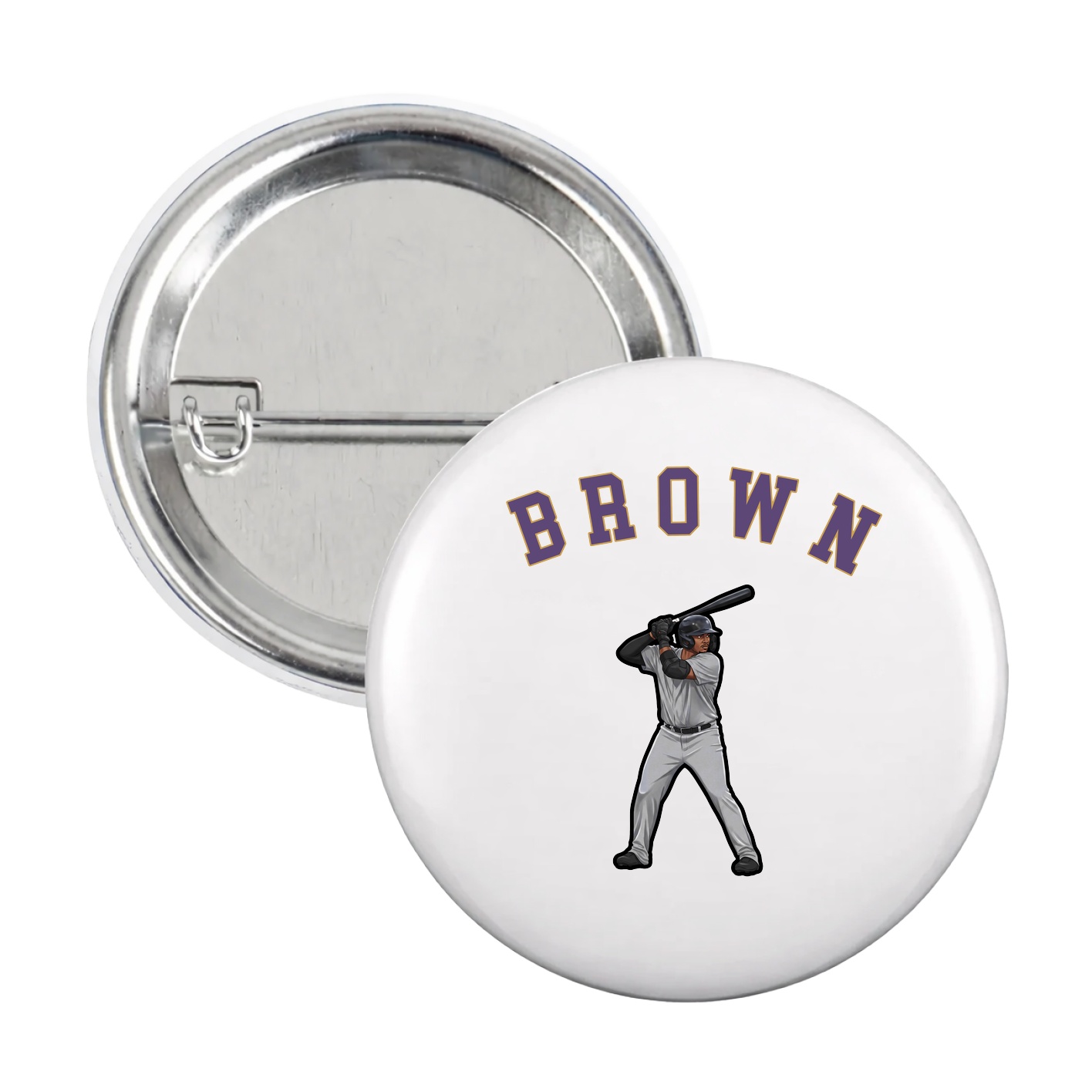 Game Day Button — Shirsey Arch in White