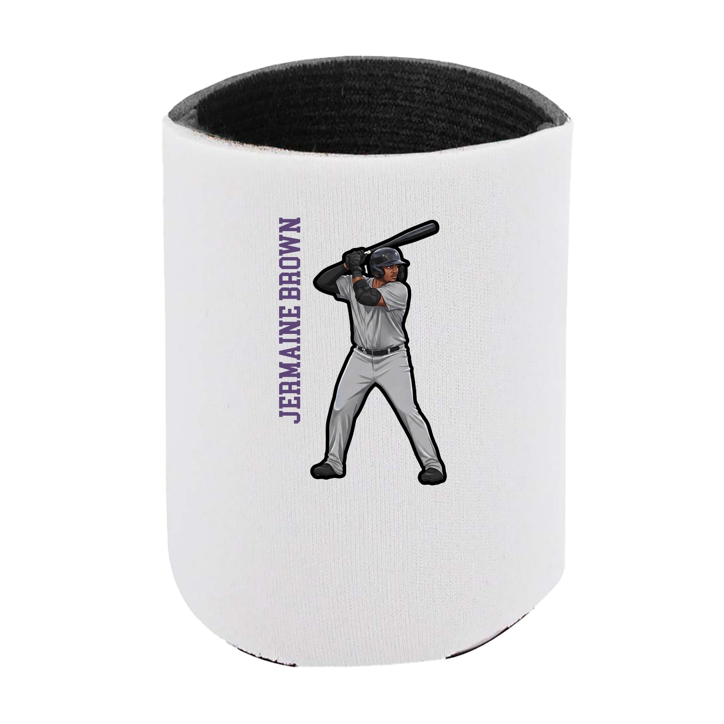 Can Holder — Name Vertical in White