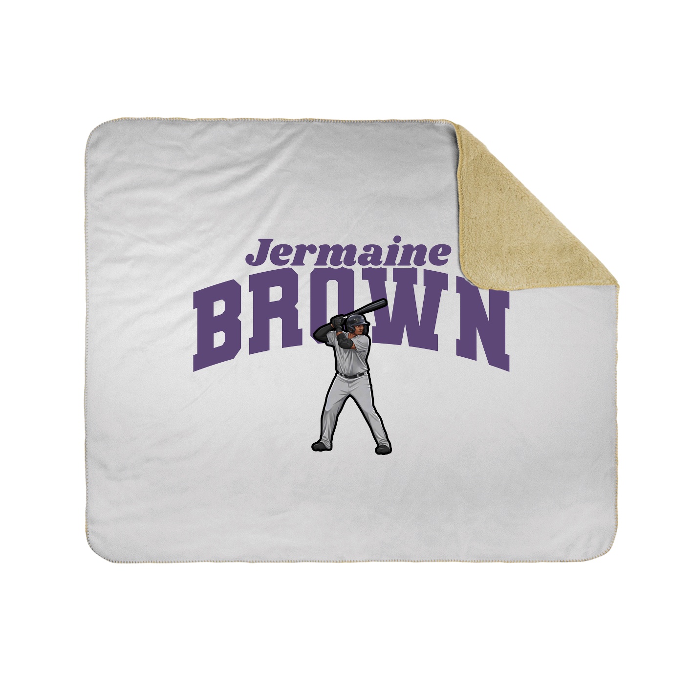 Throw Blanket — Signature Arch in White