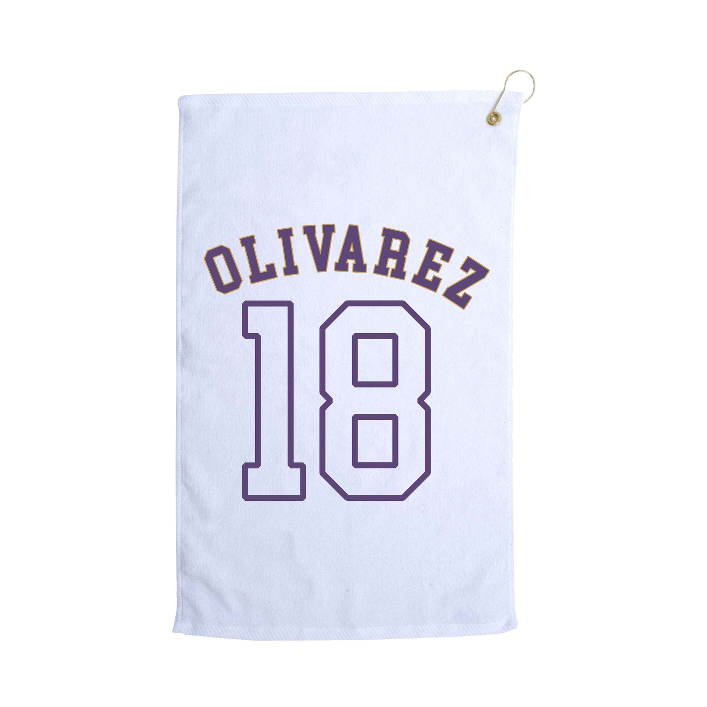 Golf Towel — Shirsey Arch in White