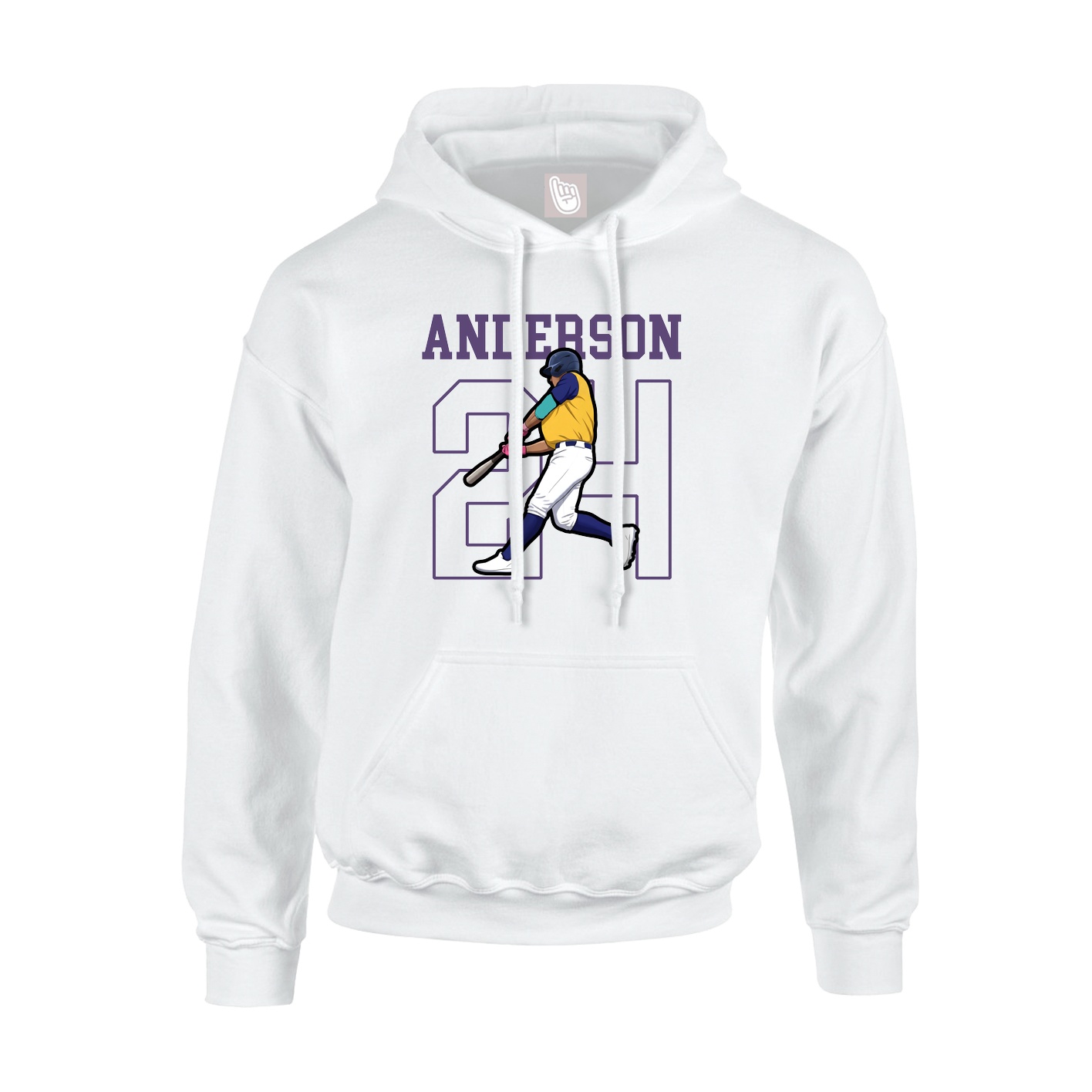 Hoodie — Shirsey in White