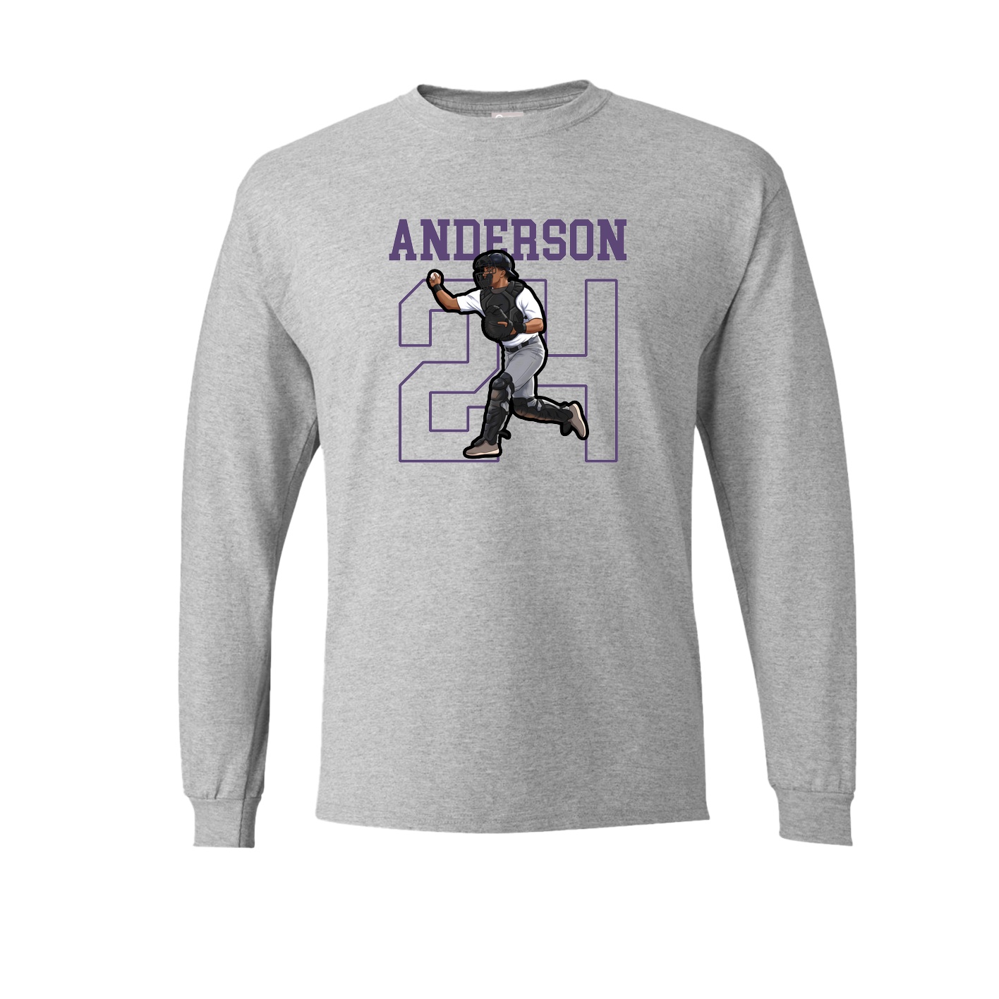 Long Sleeve Tee — Shirsey in Grey