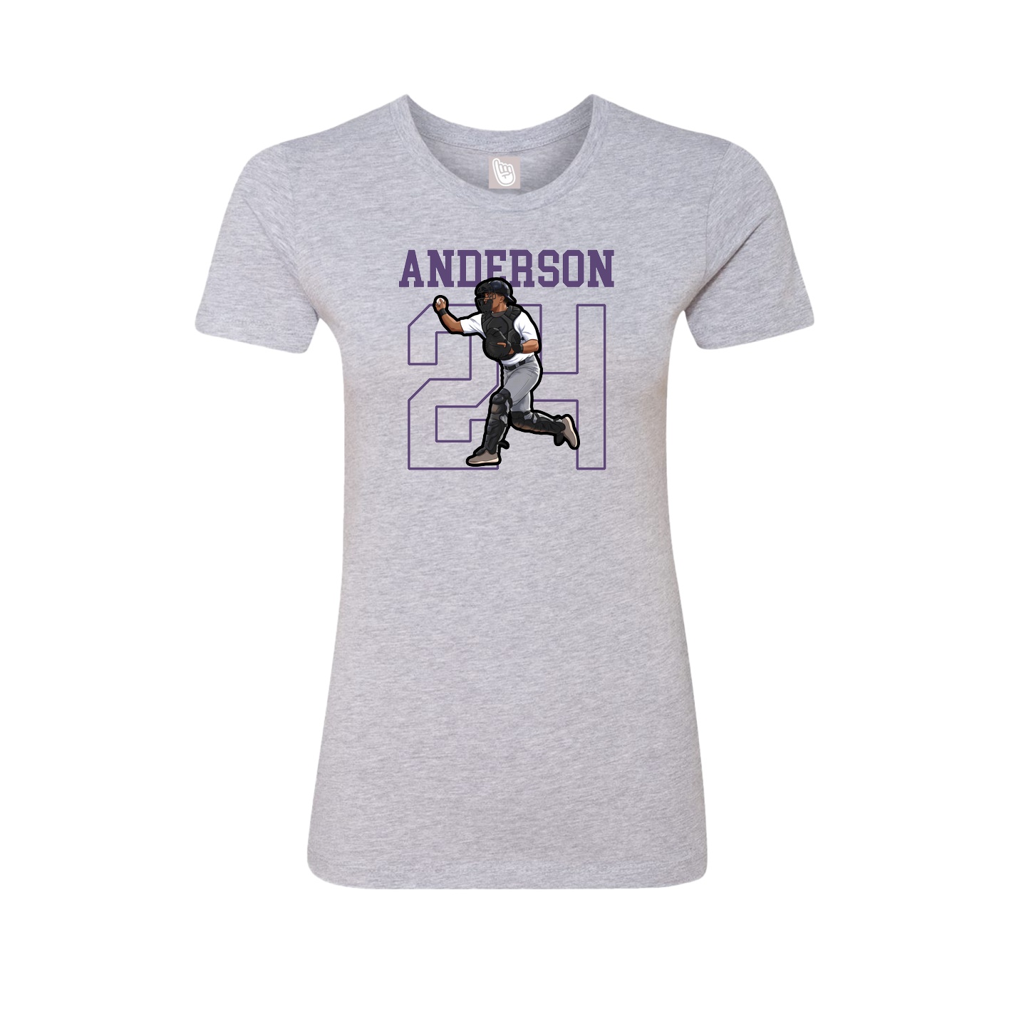 Fitted Women's Tee — Shirsey in Grey