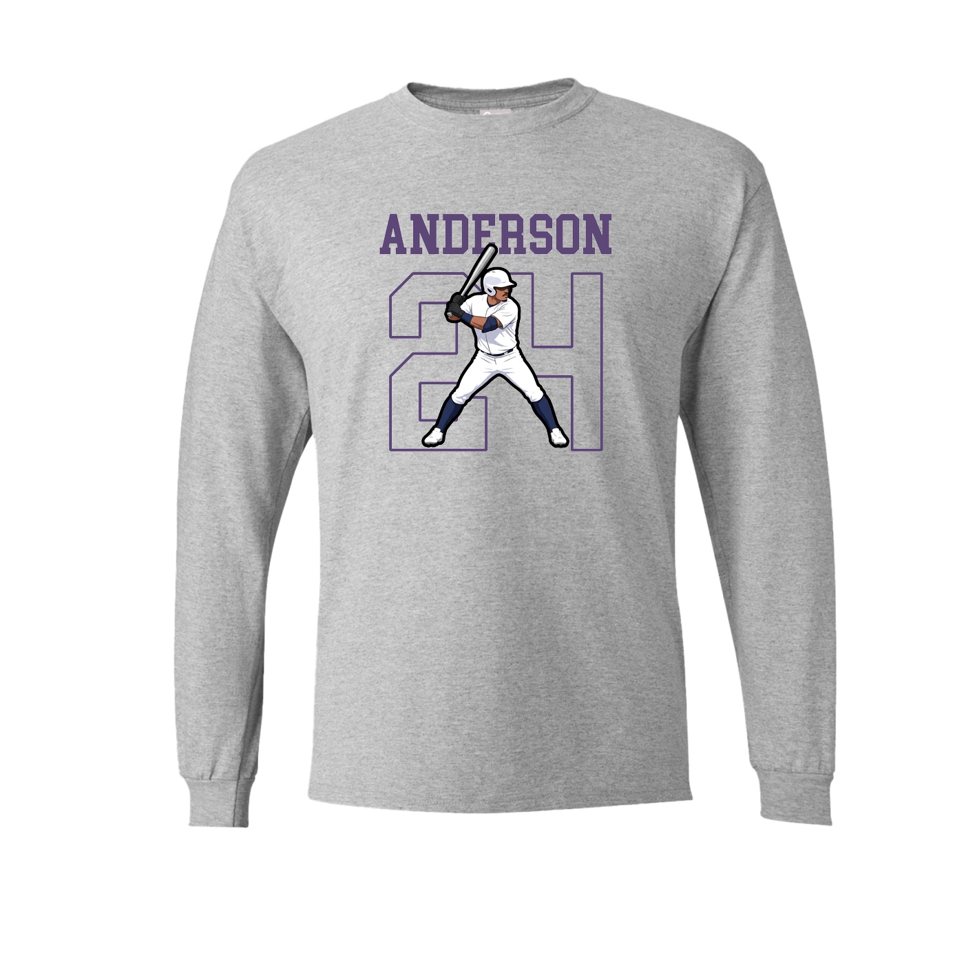 Long Sleeve Tee — Shirsey in Grey