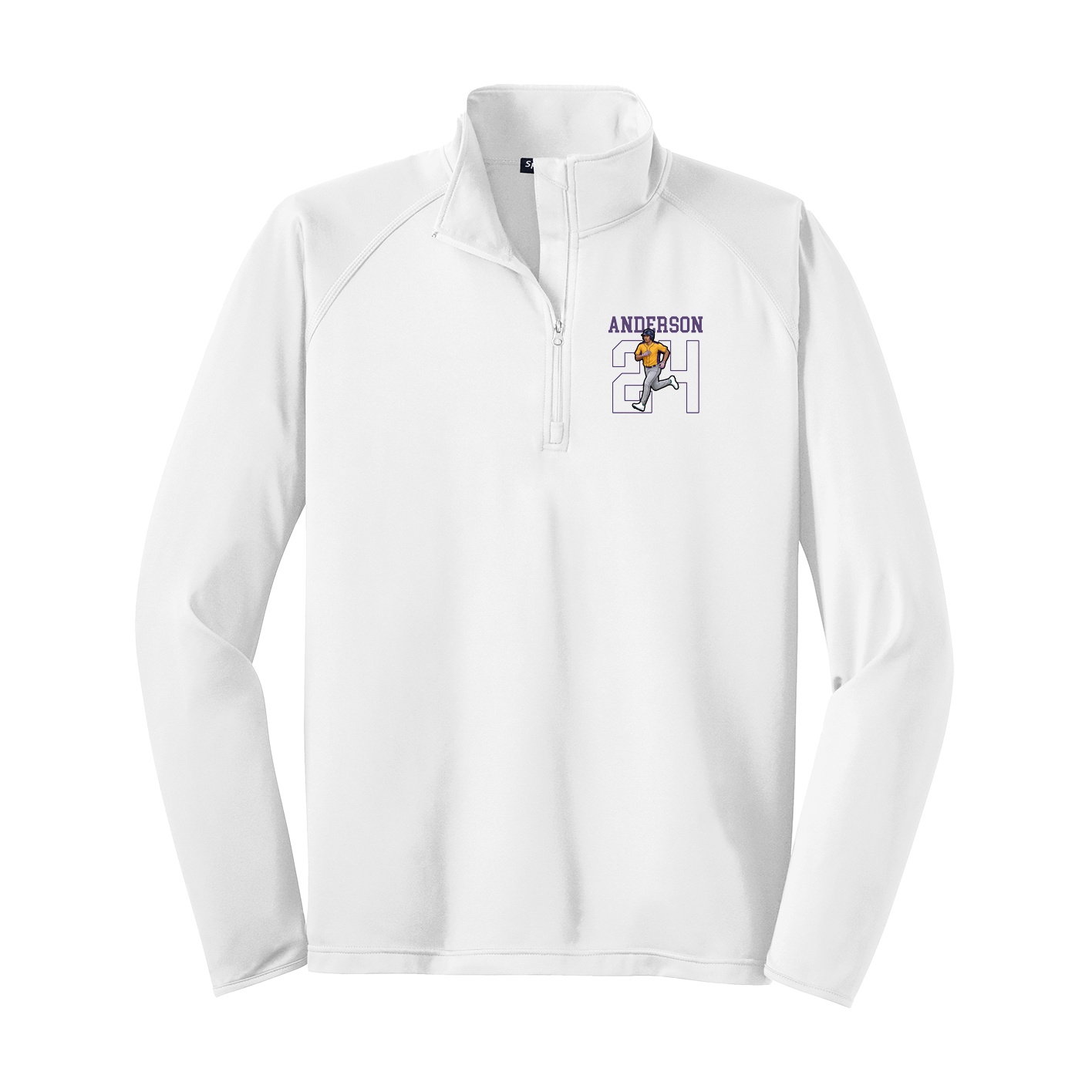 Q-Zip Pullover — Shirsey in White